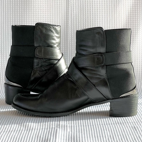 Stuart Weitzman / Pull-On, Chelsea Ankle Boots / Women’s Size 9 - Picture 7 of 12